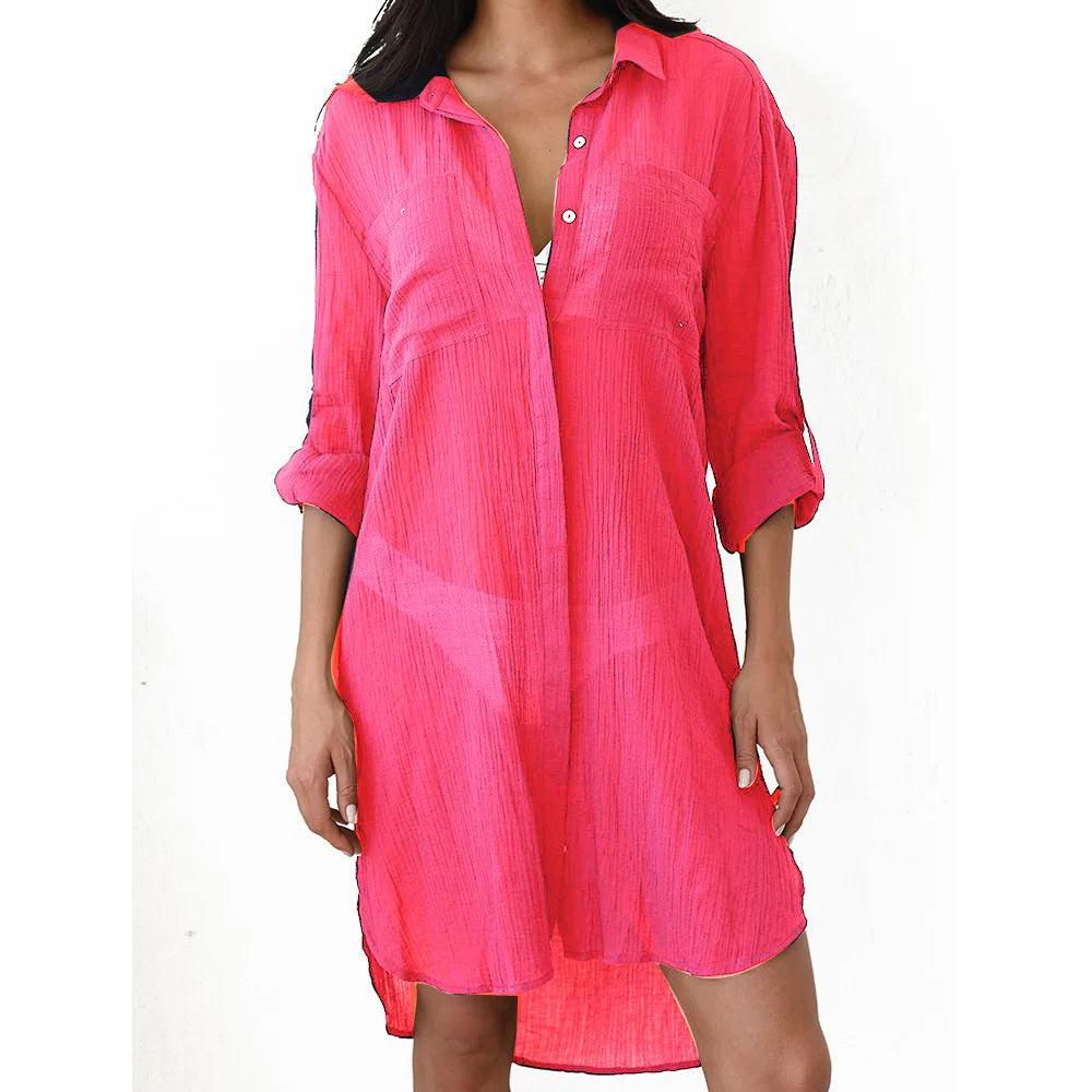 Cecilia Statement Cover Up Beach Dress Designer Edit