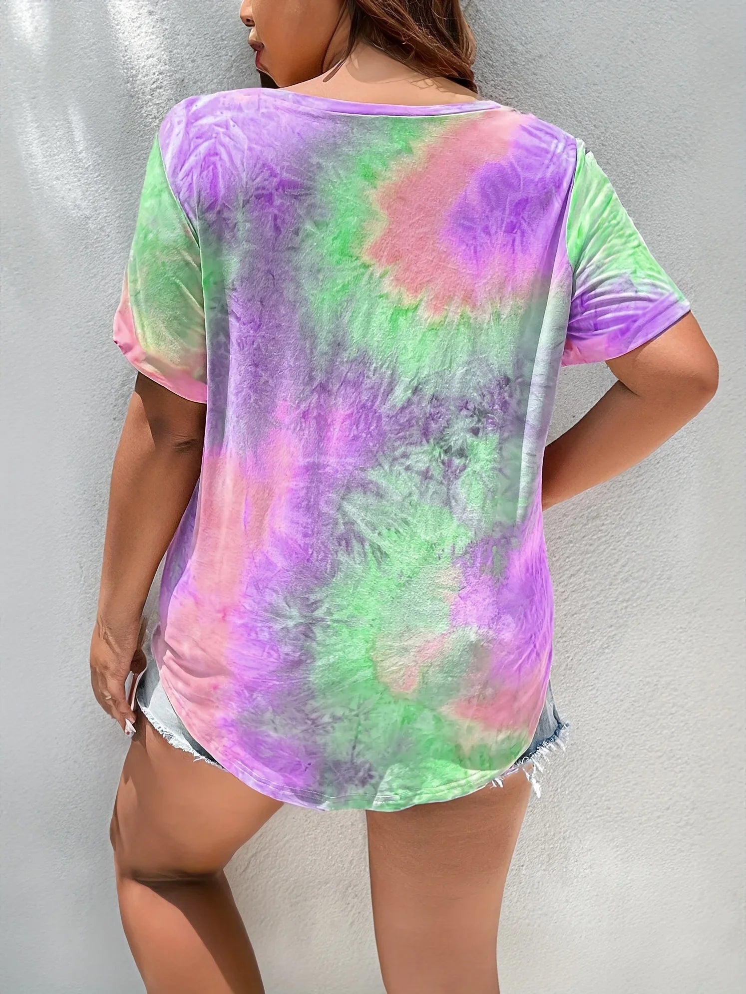 Tiedye Pocket Loose Tshirt