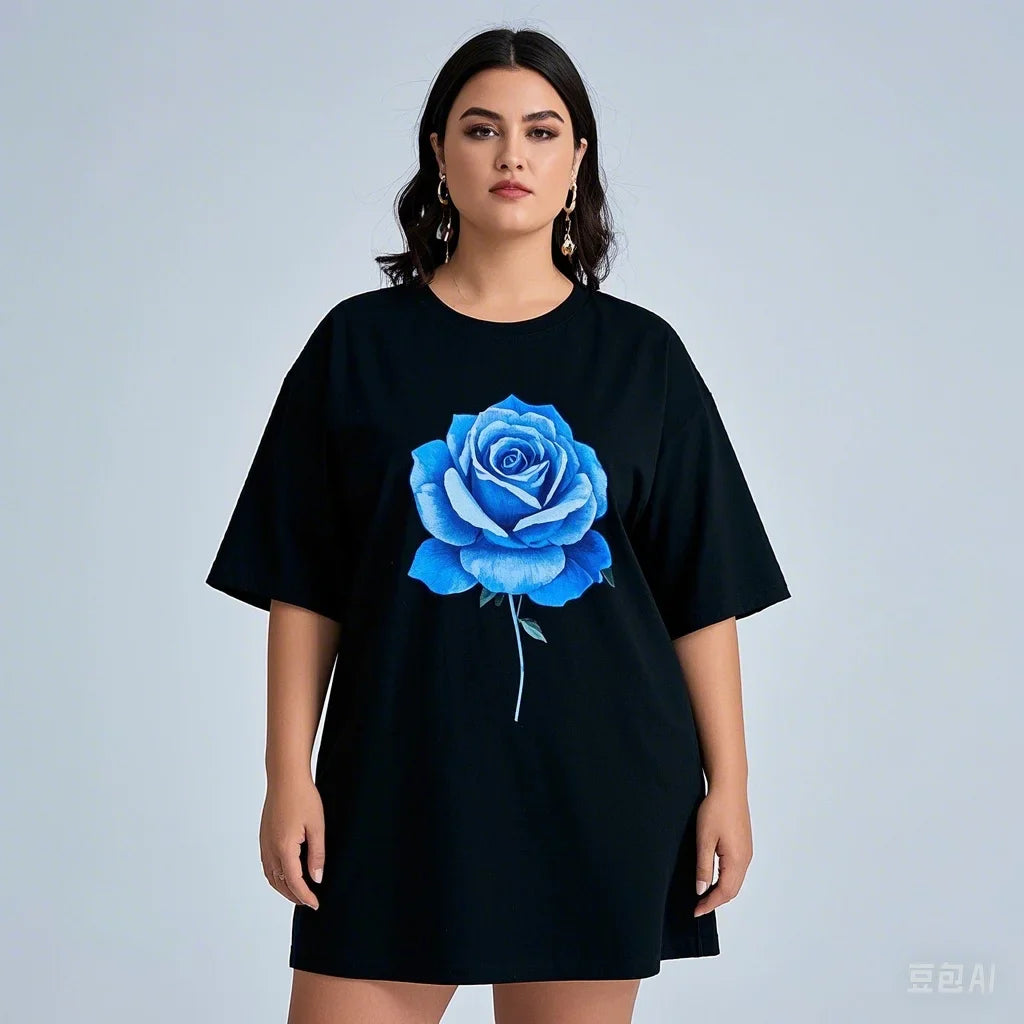 Long Style Cotton Casual Tshirt