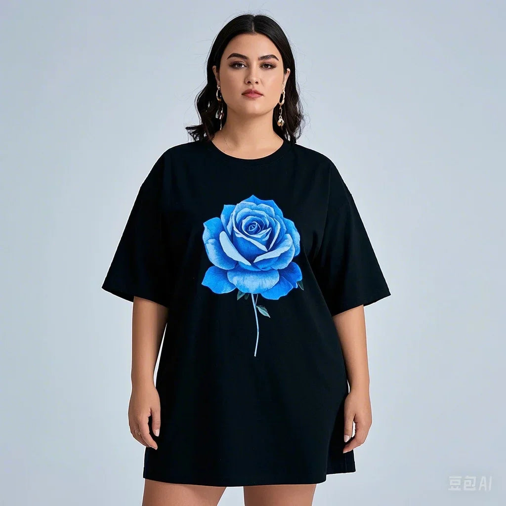 Long Style Cotton Casual Tshirt