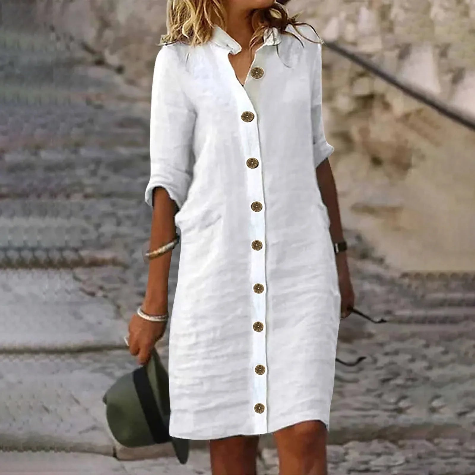 Tiziana Minimalist Maternity Dress Chic Silhouette Collection
