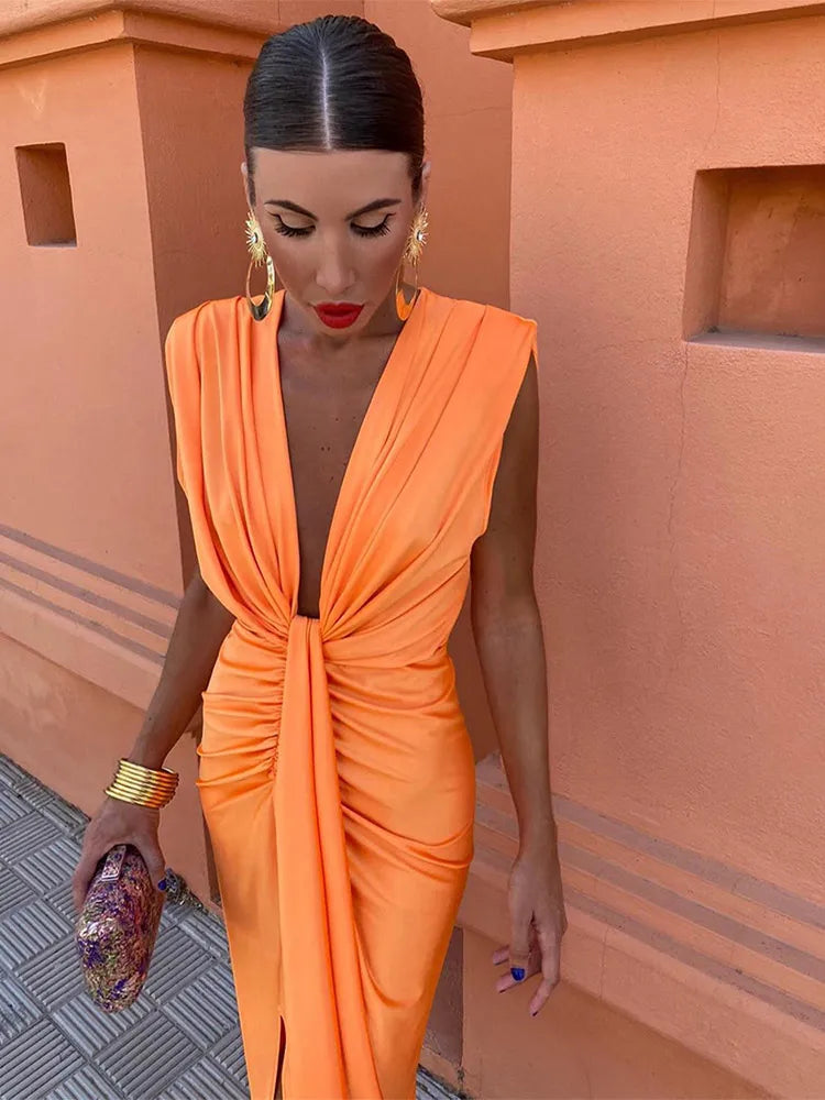 Nilda Classic and Stylish Summer Dress for Women Holiday Party Outfit