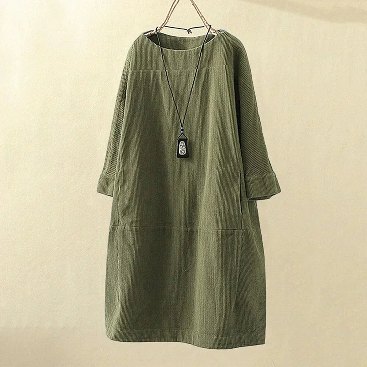 Cintia Velvet Dress Dress with Relaxed Fit and Streetwear Style