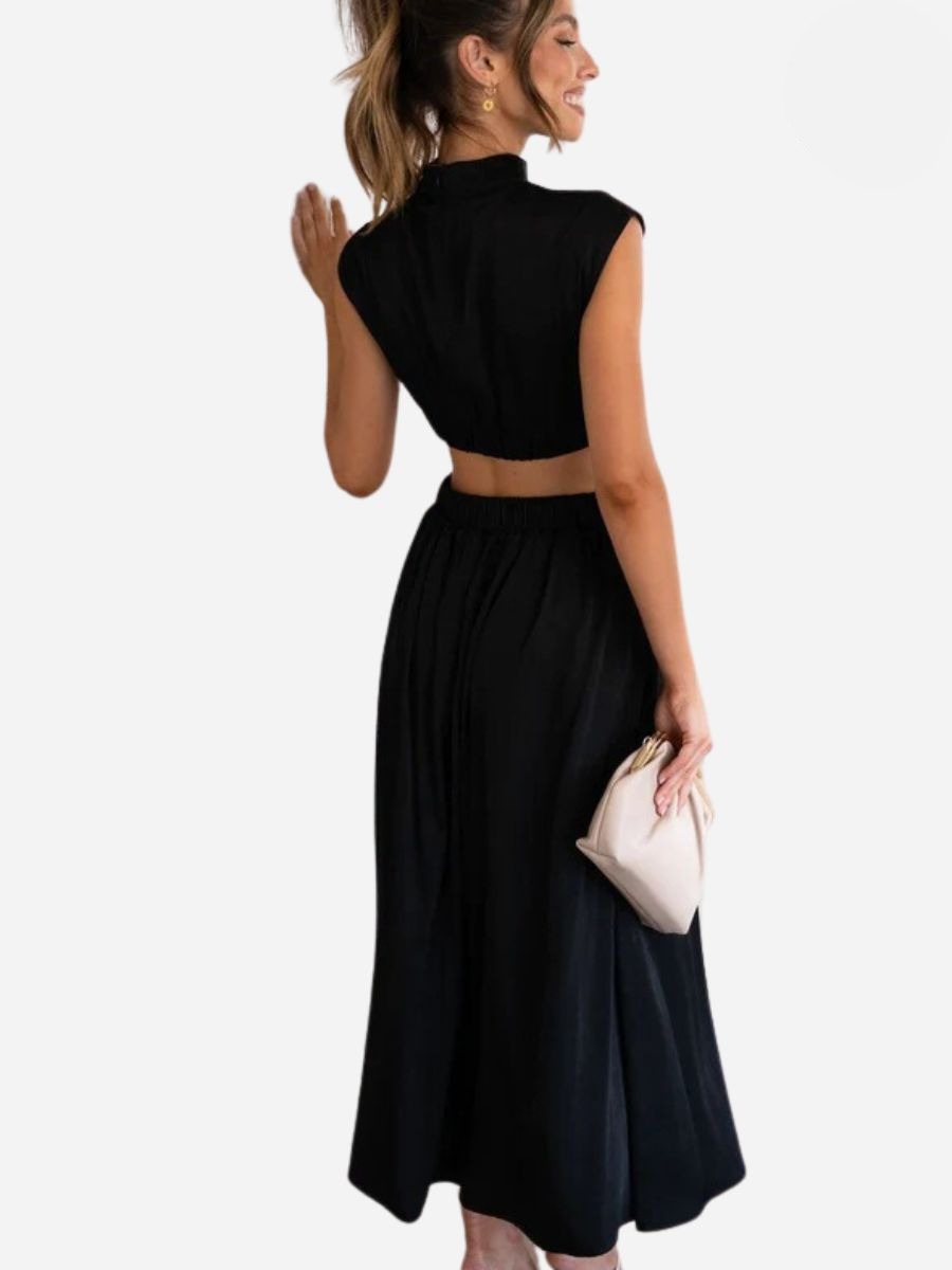 Victoria Timeless Summer Sleeveless Long Maxi Dress Elevated Occasion Wear