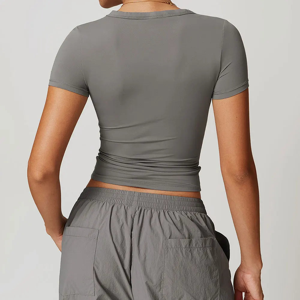 Push Up Quick Dry Gym Tshirt