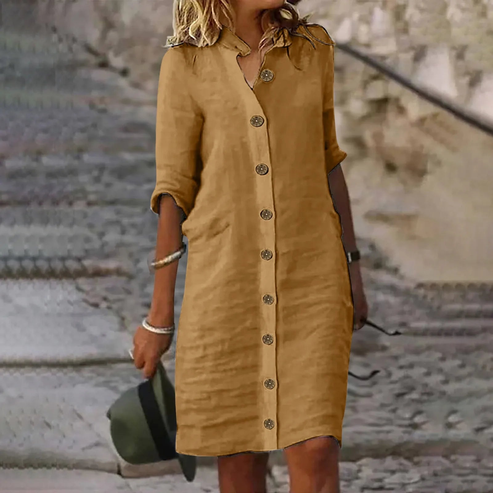 Tiziana Minimalist Maternity Dress Chic Silhouette Collection