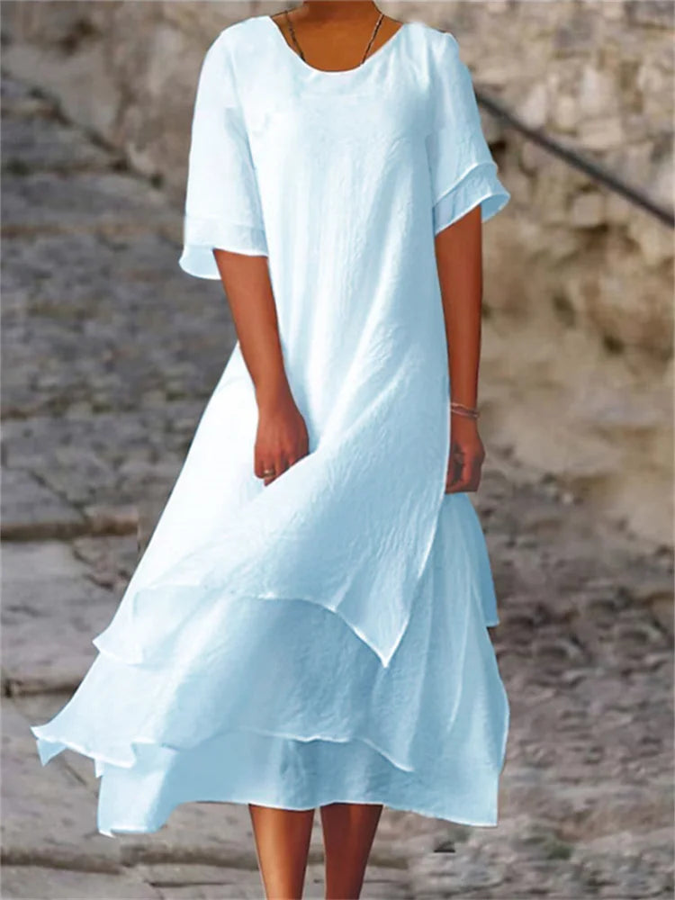 Marcia Effortless Long Dress Chic Silhouette Collection