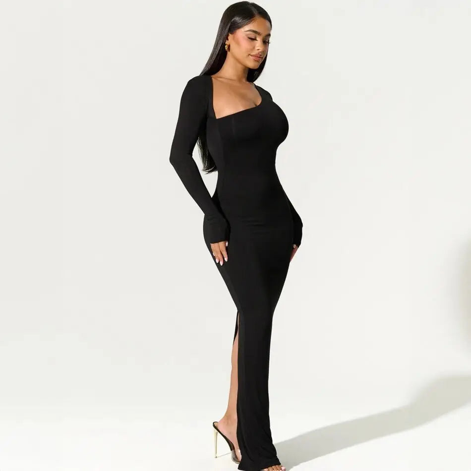 Marina Elevated Long Sleeved Dress for Women Occasion Wear