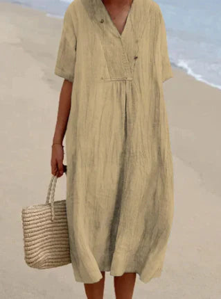 Francisca Exclusive Linen Dress Boutique Collection
