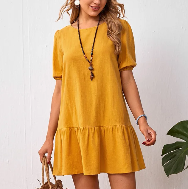 Makena Relaxed and Timeless Summer Dress for Women Refined Casual Wear