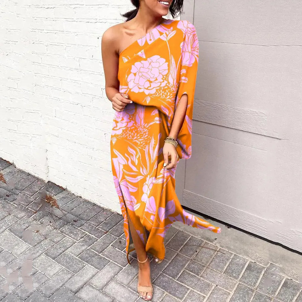 Emma Effortless Diagonal Shoulder Dresses Statement Occasion Edit