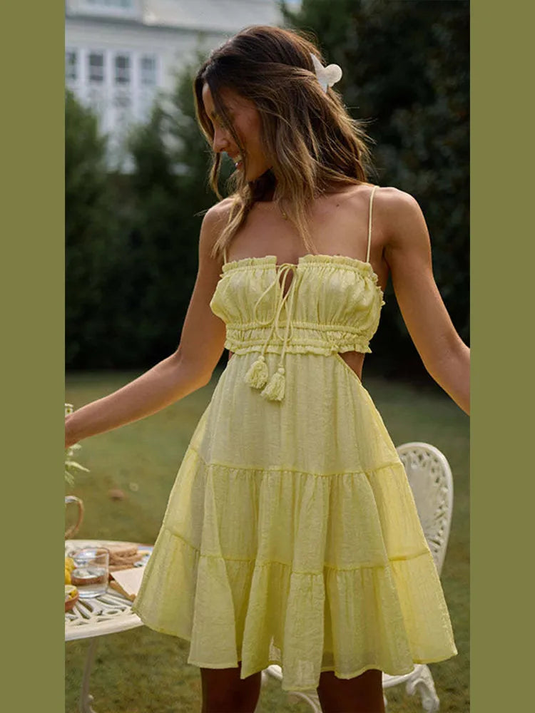 Pleated Off Shoulder ALine Floral Dress