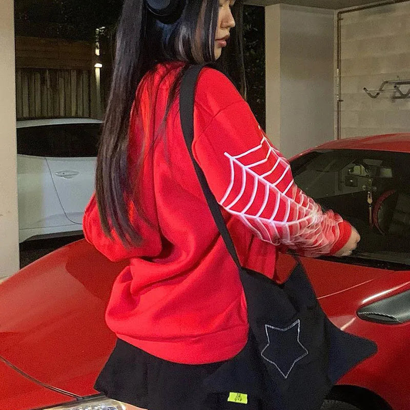Solid Zip Up Casual Hoodie