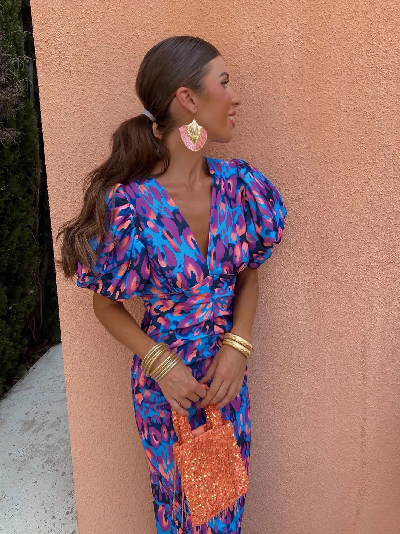 Florencia Statement , Figure Hugging Dress Evening Wear Edit