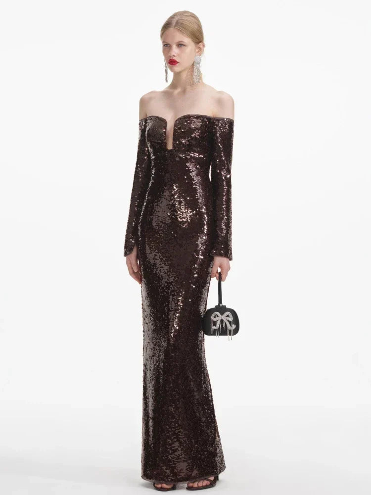 Winter Mesh Patchwork Party Dress