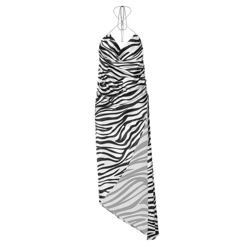 Undercover Open Back Satin Maxi Dress