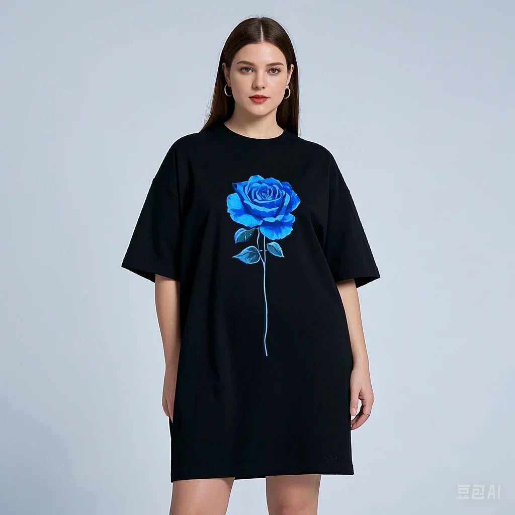 Long Style Cotton Casual Tshirt