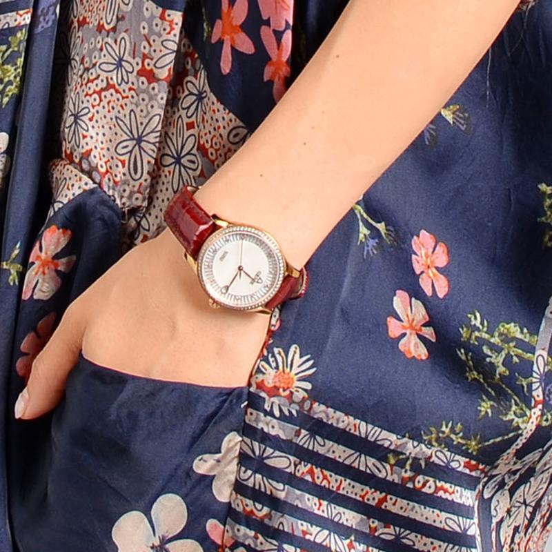 Spliced Print Vintage Tencel Women Dress