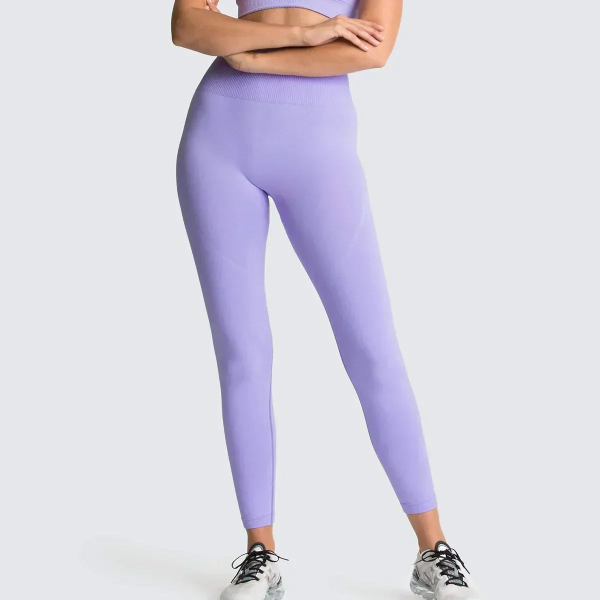 Sport Seamless High Waist Yoga Butt Lift Legging Light Blue / S