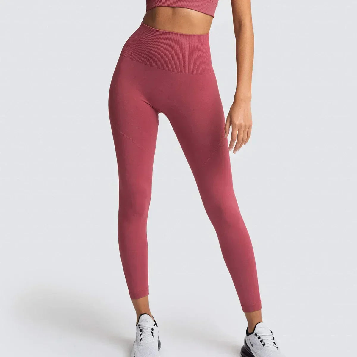 Sport Seamless High Waist Yoga Butt Lift Legging Pink / S