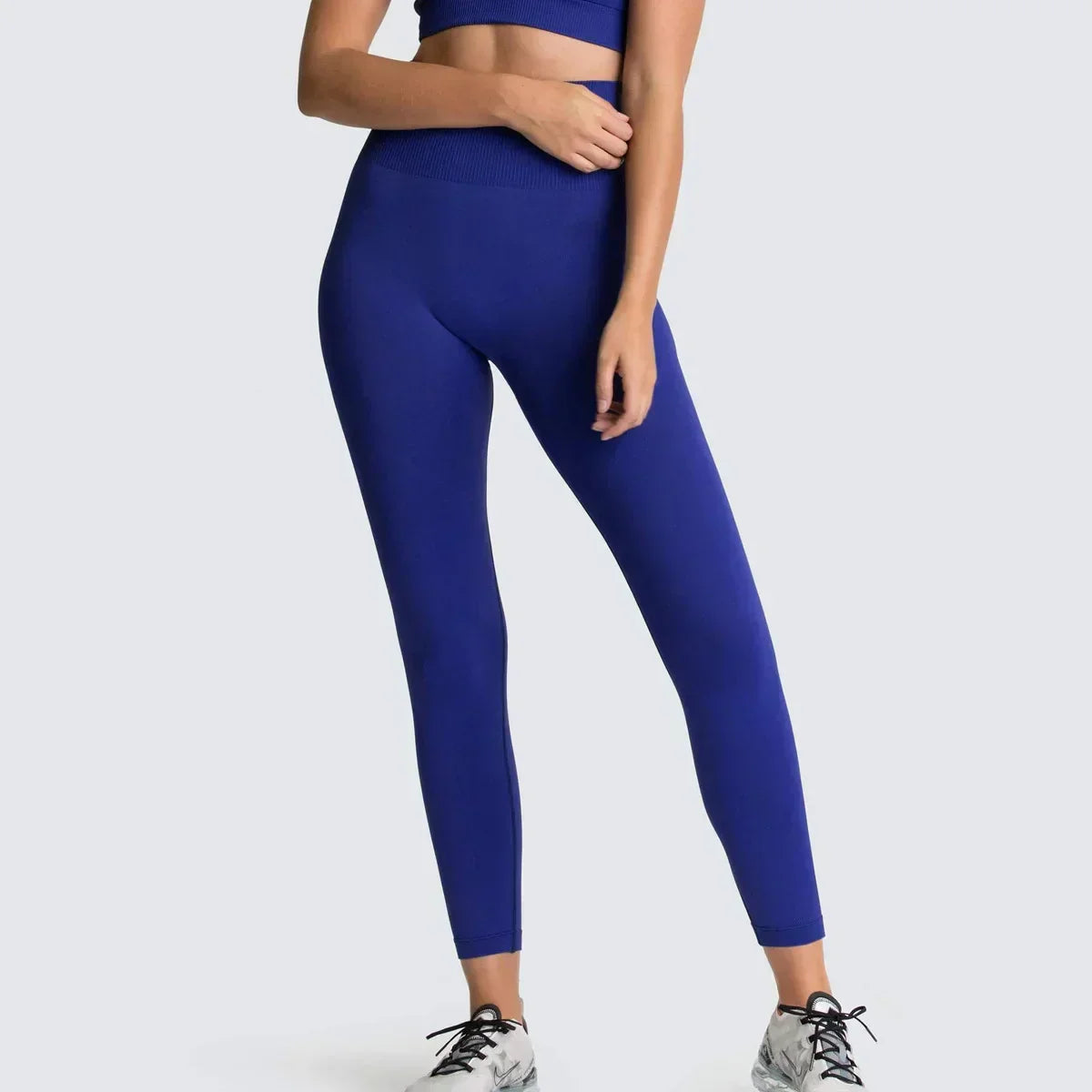 Sport Seamless High Waist Yoga Butt Lift Legging Blue / S