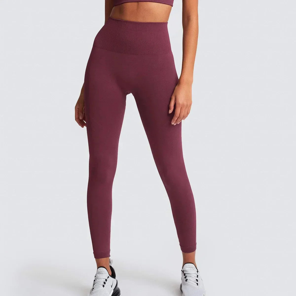 Sport Seamless High Waist Yoga Butt Lift Legging Deep Pink / S