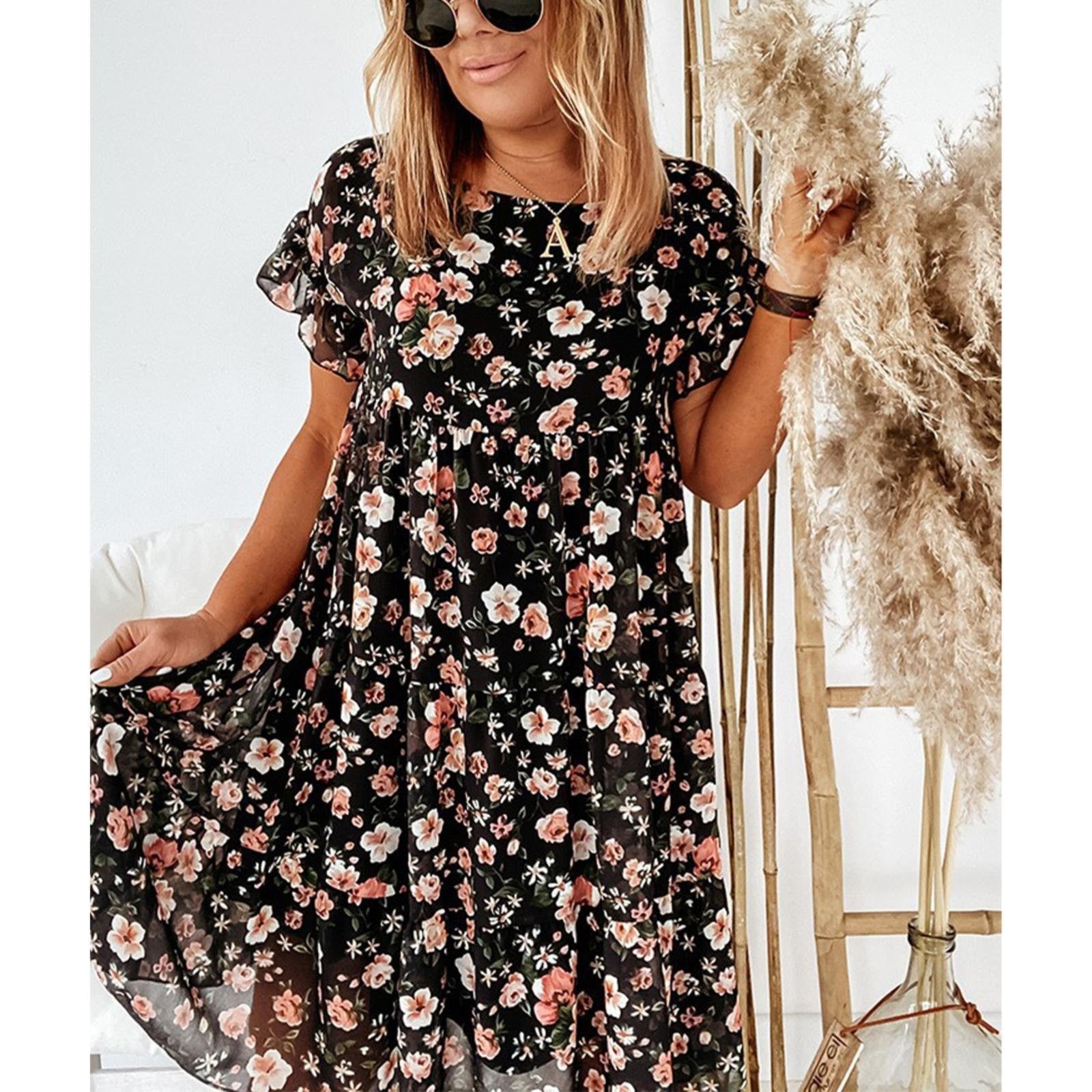 Martine Relaxed and Stylish Summer Dress for Women Vacation Beach Look
