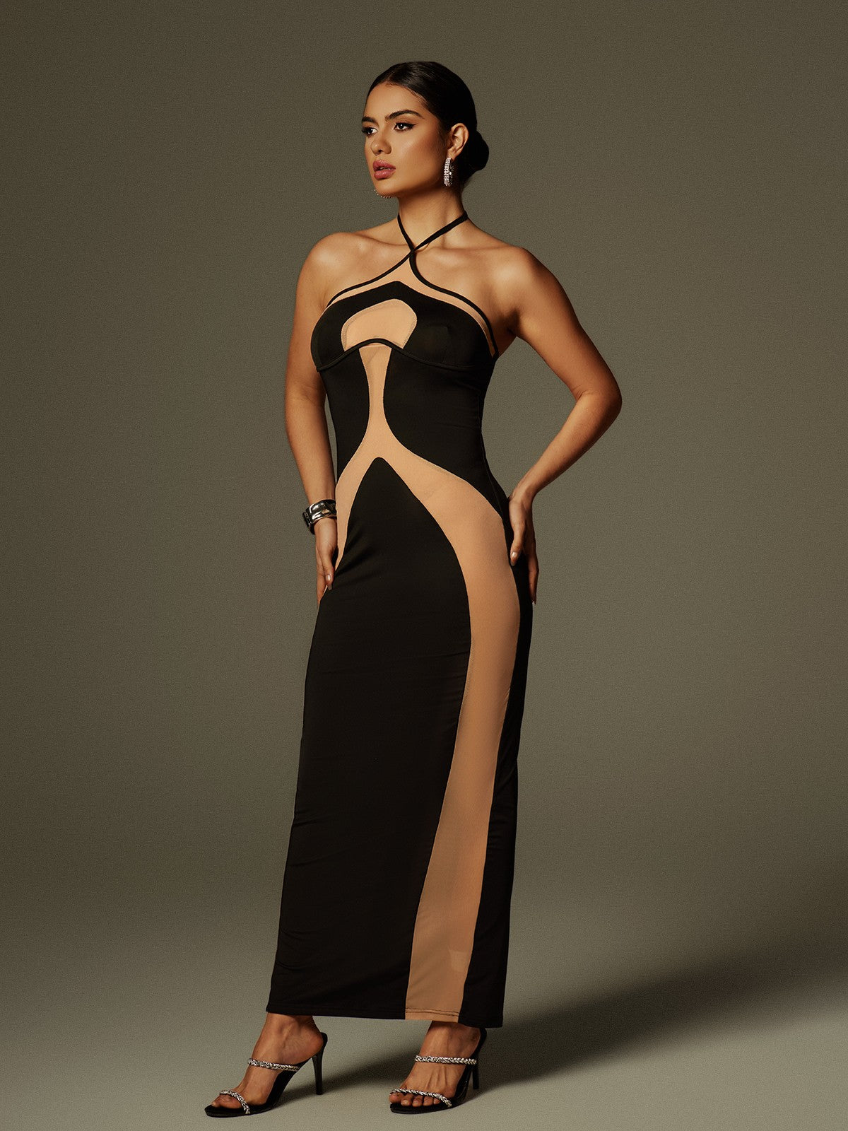 Halterneck Maxi Dress