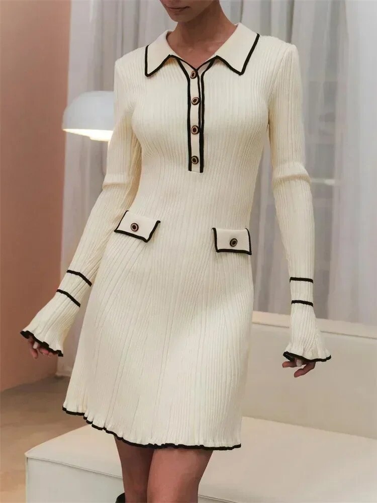 Naara Stylish Knitted Dress for Women Modern Chic Style