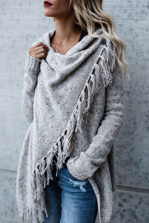 Cozy Up Tassel Sweater Coat - 5 Colors