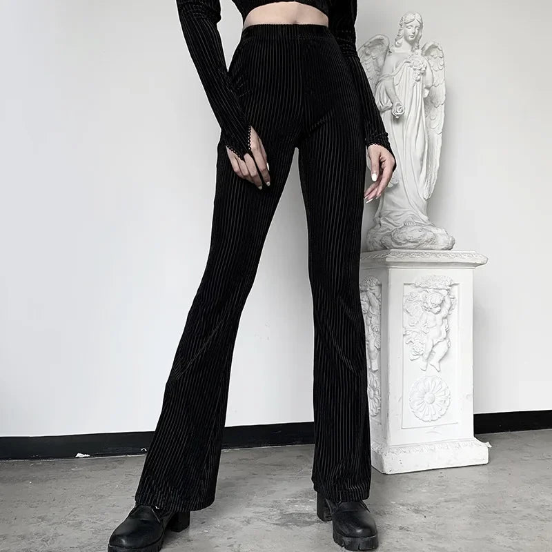 Vintage Flare Harajuku Halloween Pants