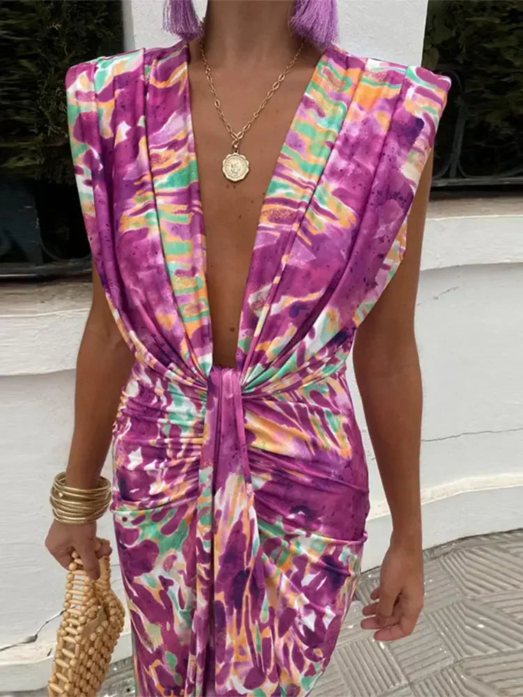 Morena Tailored and Elegant Summer Dress for Women Easy Wear Style