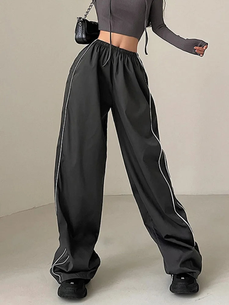 Streetwear Baggy Basic Black Jogging Sweatpants