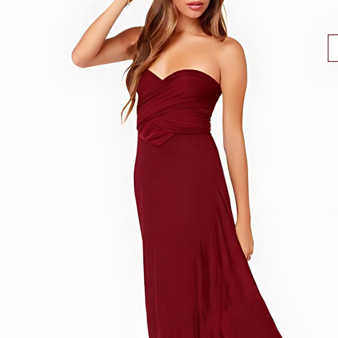 Rosa Womens Convertible Dress Minimalist Dress with Premium Casual Styling