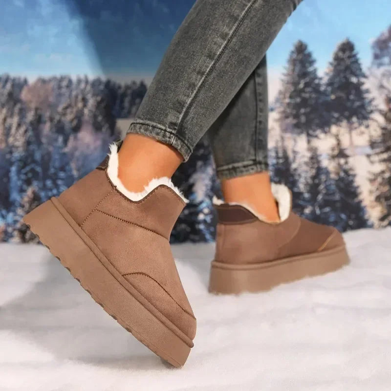 Lowtop Warm Fur Super Mini Nonslip Short Outdoor Snow Boot