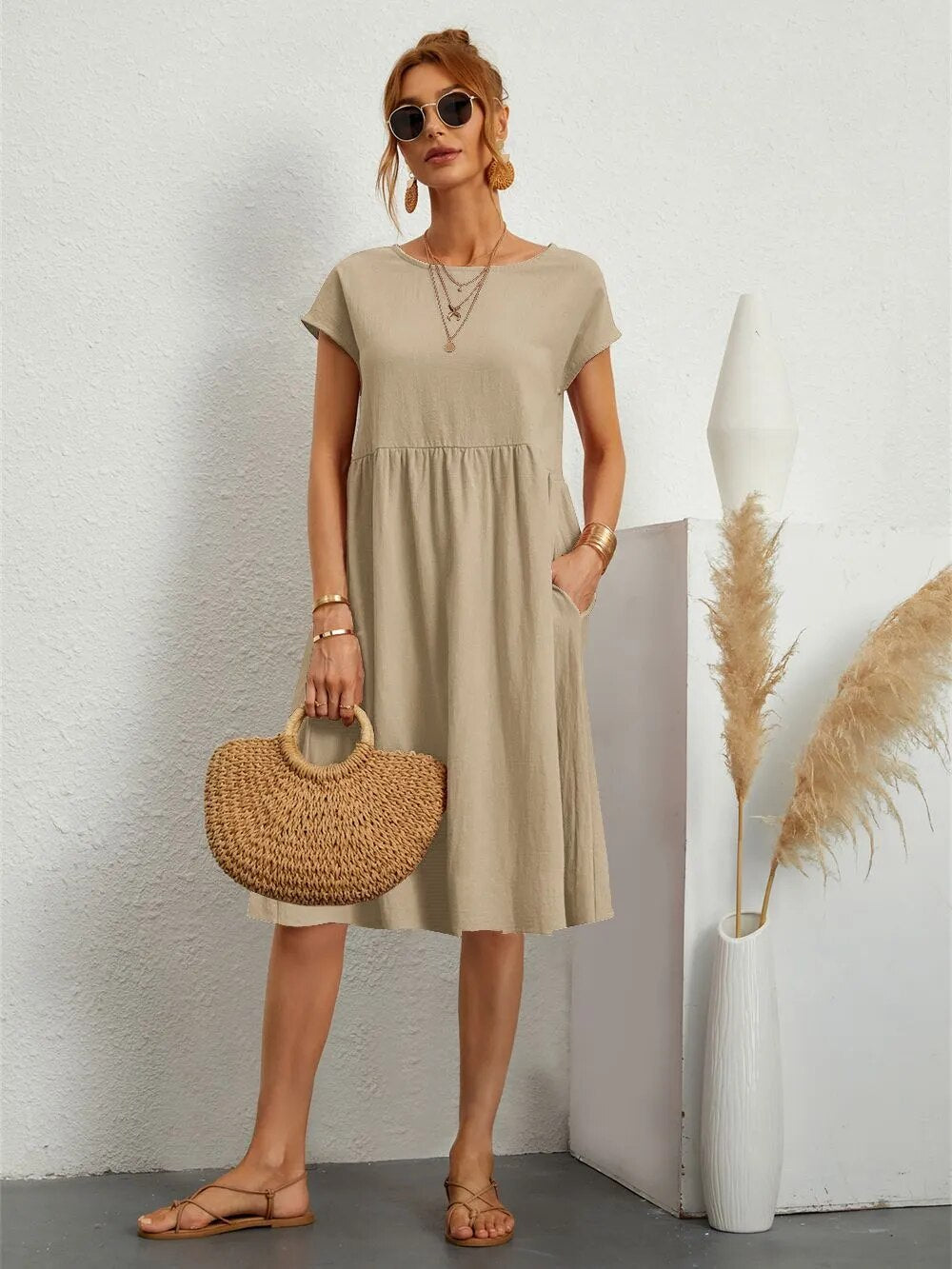 Merit Relaxed and Stylish Summer Dress for Women Date Night Outfit