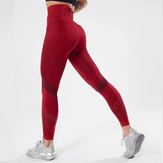 High Waist Sportswear Fitness Legging Red / S
