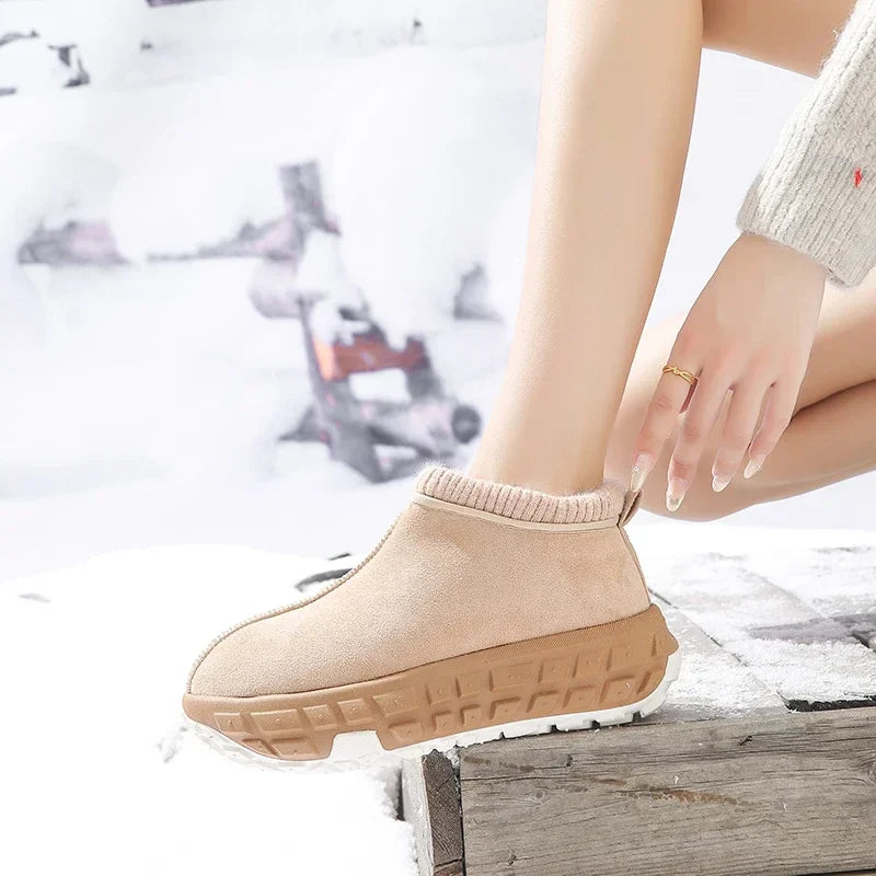 Knitted ColdProof Warm NonSlip ThickSoled Snow Boot