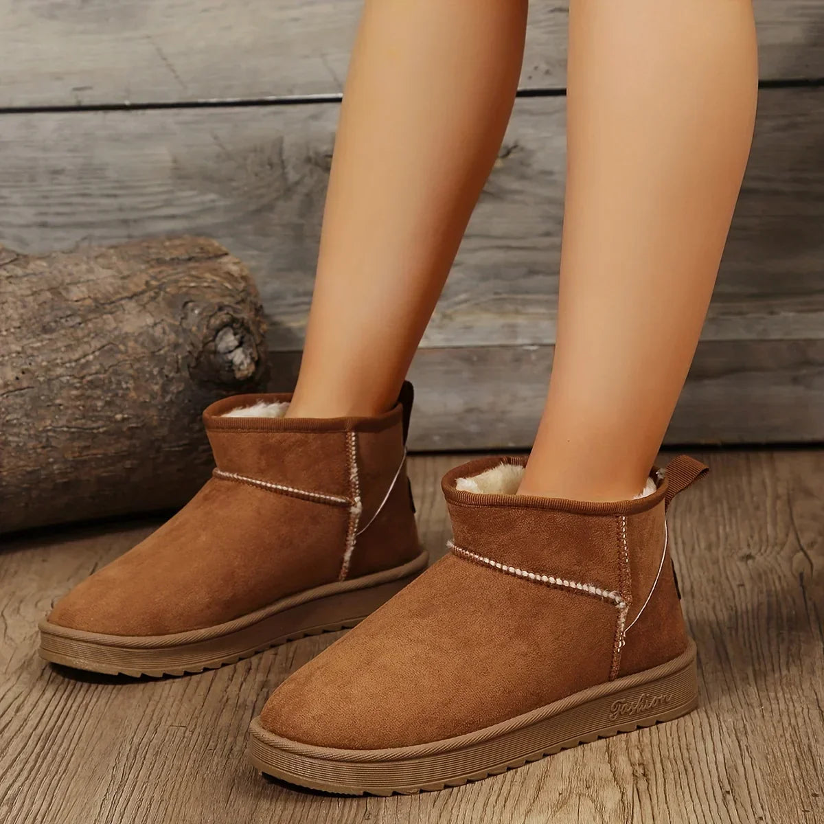 Nonslip Wearresistant Thickened Comfortable Medium Tube Snow Boot