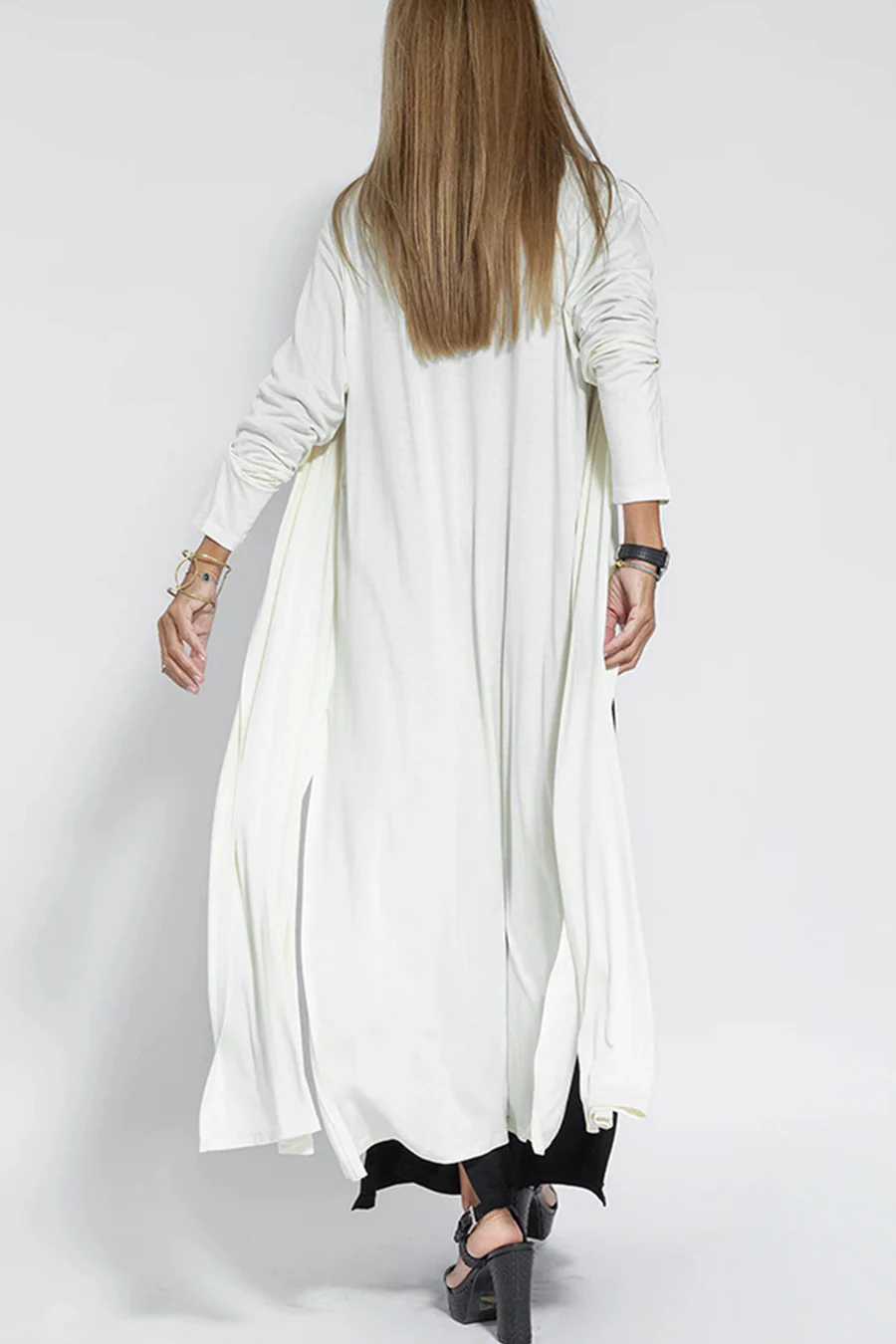 Solid Color Sleeveless Maxi Dress