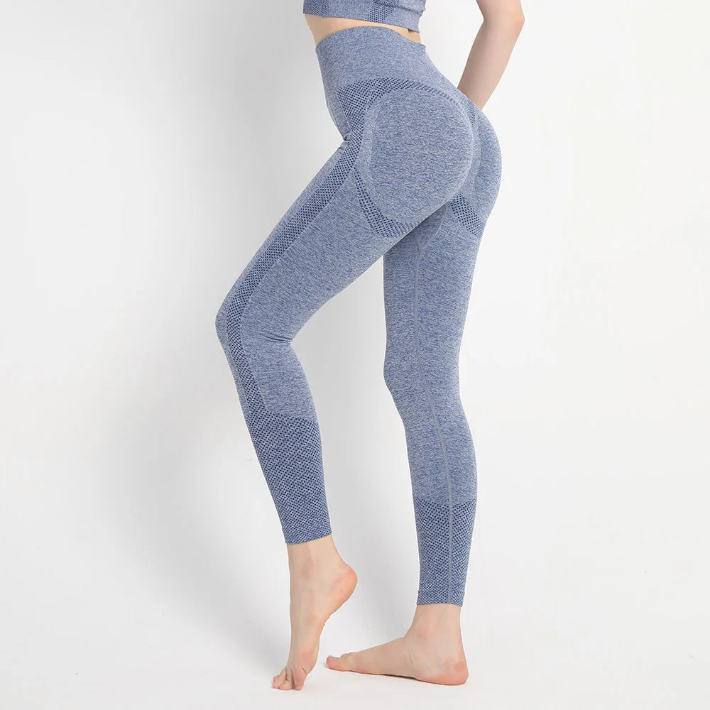 Seamless Workout Legging Grey Blue / S