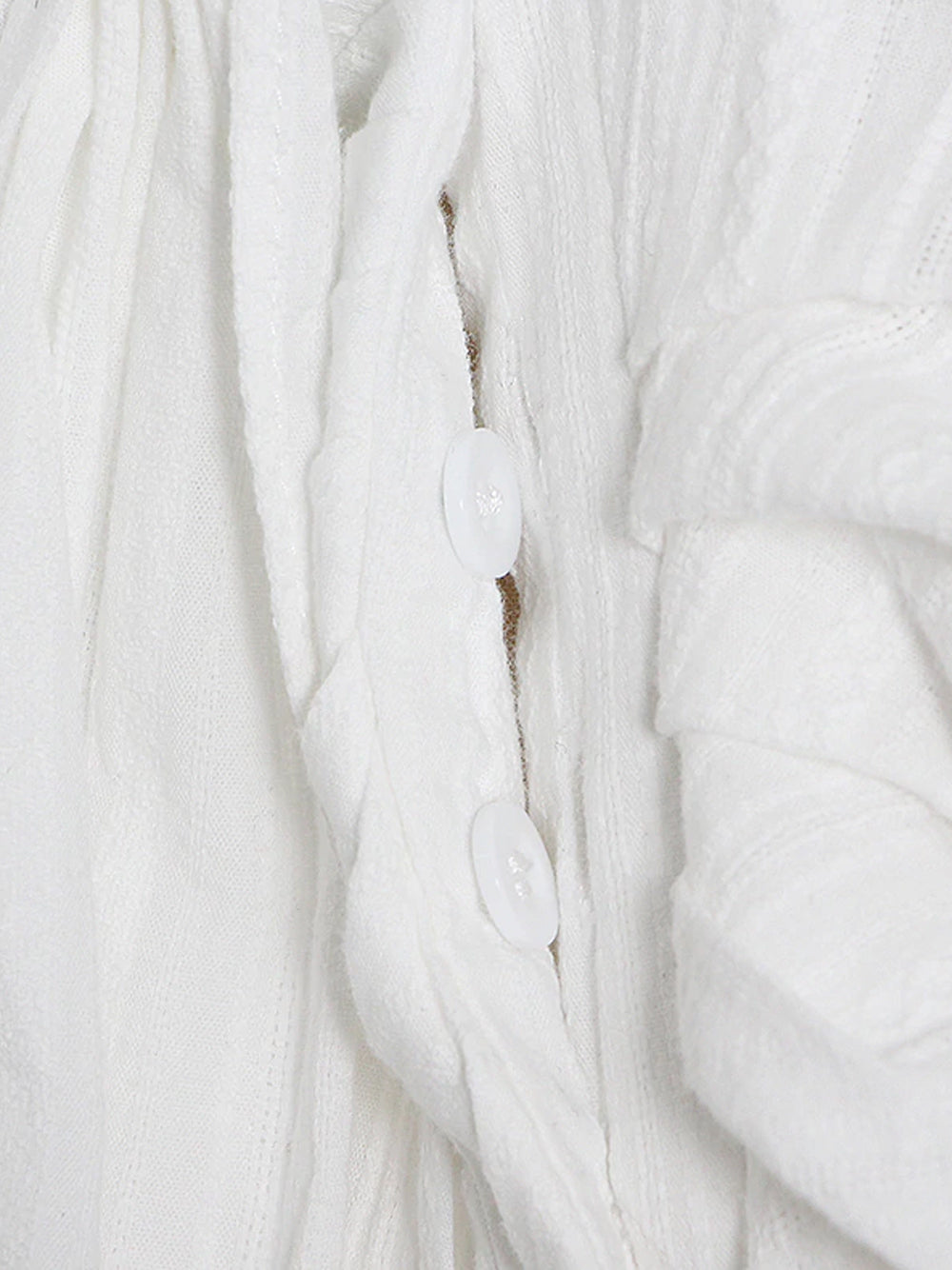 White Collared Long Sleeve Tie Front Wrap Shirt Dress