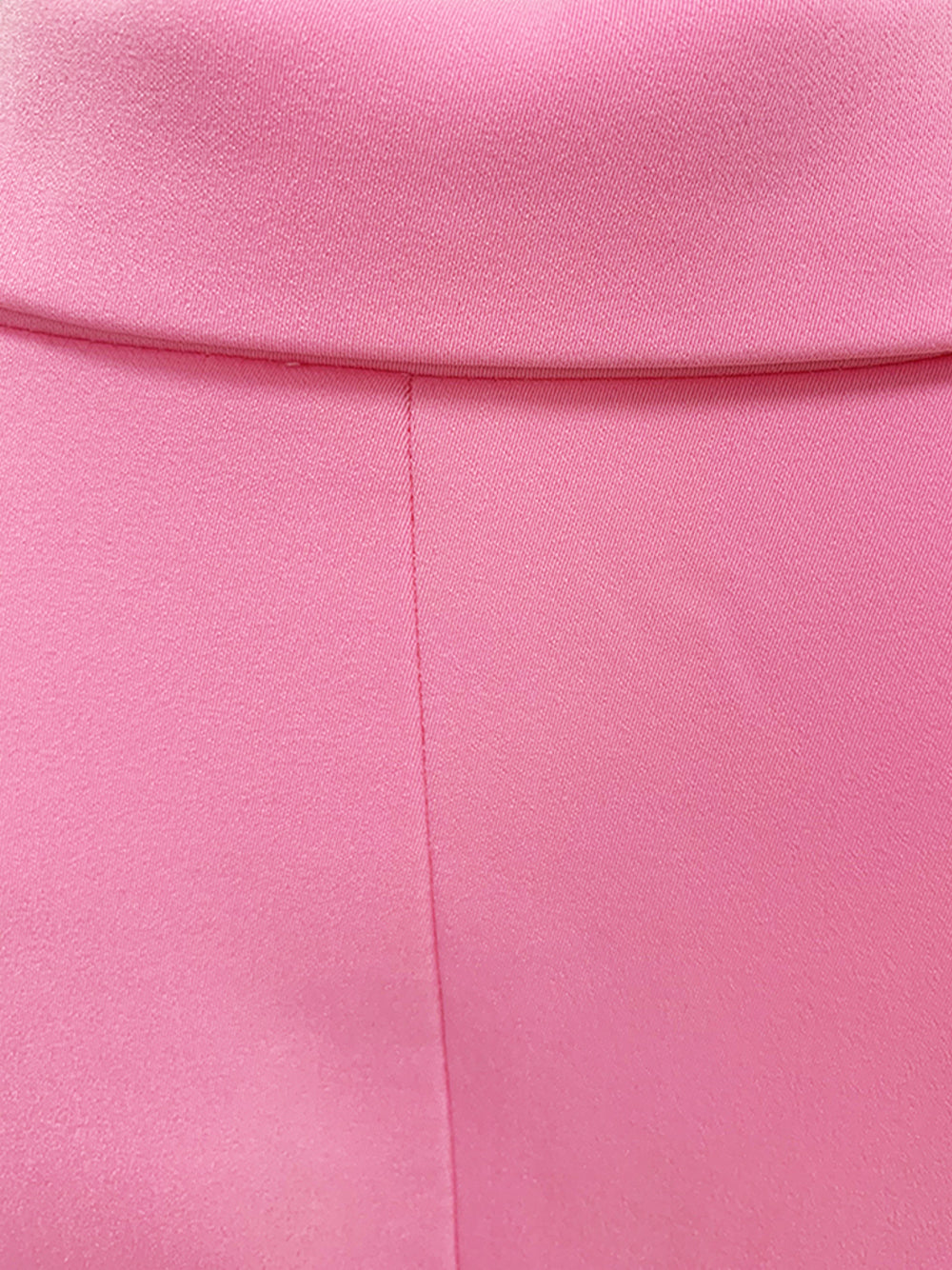 Pink Peaked Lapel Single Button Fitted Blazer and Pants Set 17