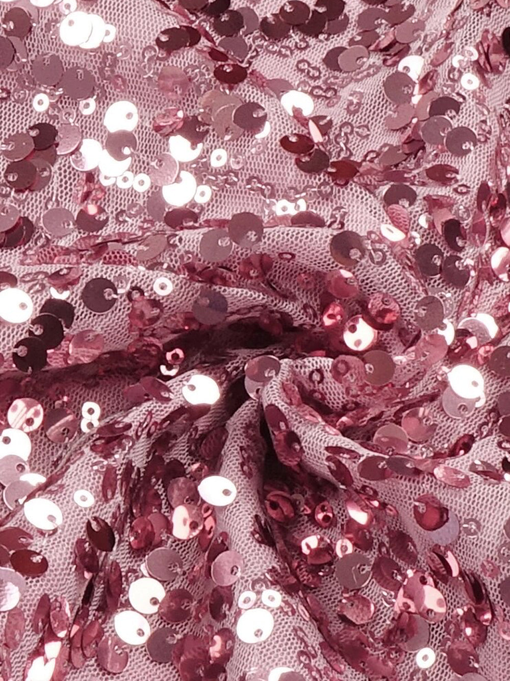 Pink V-Neck Sequin Feather Trim Cutout Sleeve Bodycon Mini Dress 11