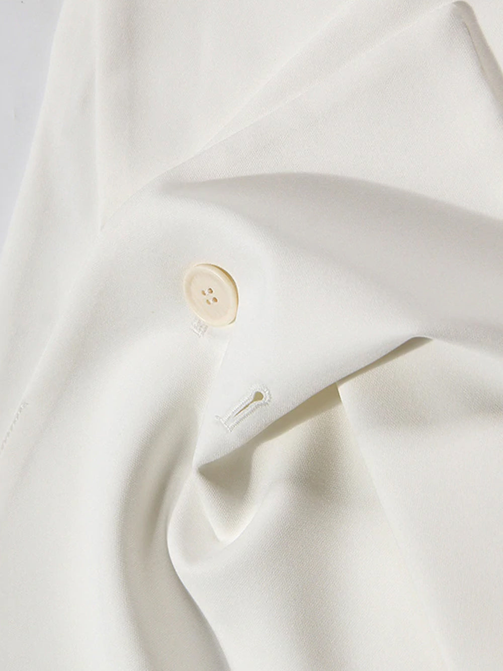 White Notch Lapel Ruched Corset Belt Long Sleeve Blazer 12