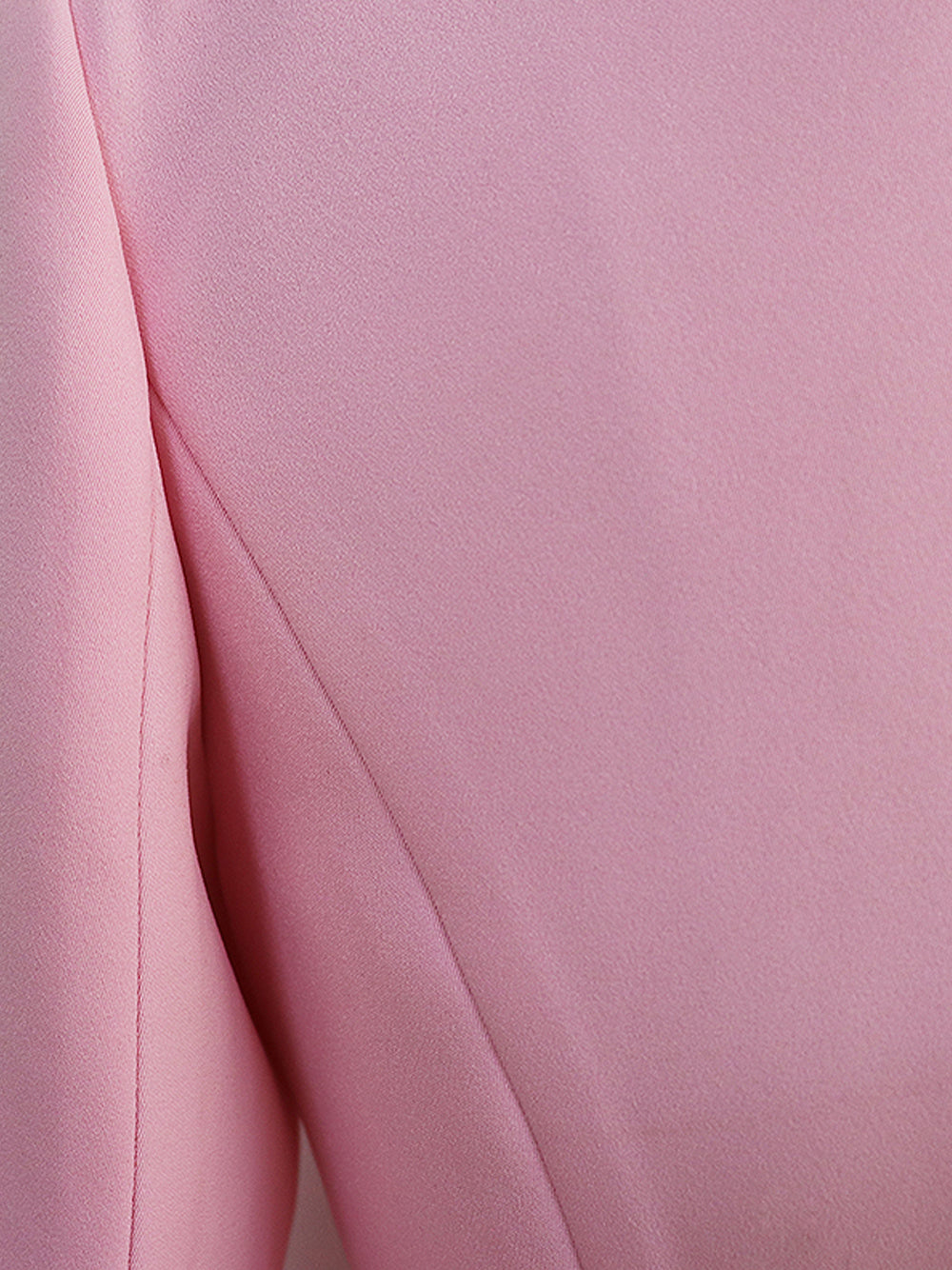 Pink Peak Lapel Gold Button Double Breasted Fitted Blazer 15