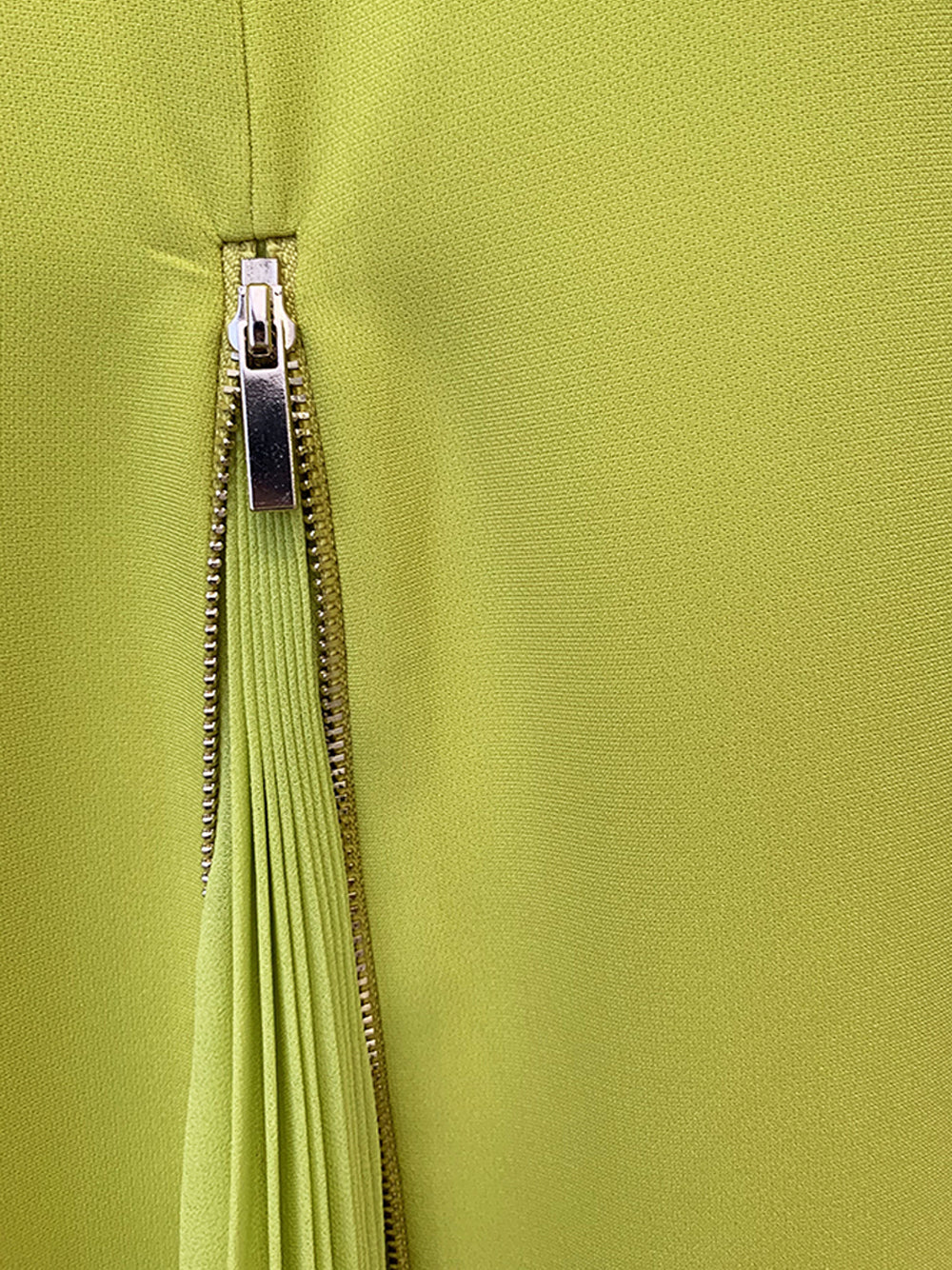 Green Tie Front Blazer and Pleated Flare Pants Set 15