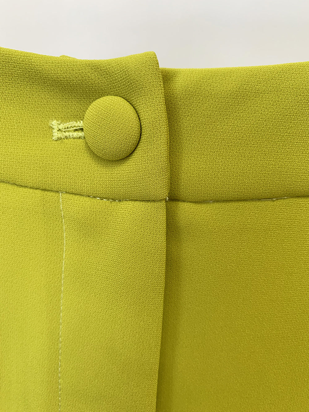 Green Tie Front Blazer and Pleated Flare Pants Set 17