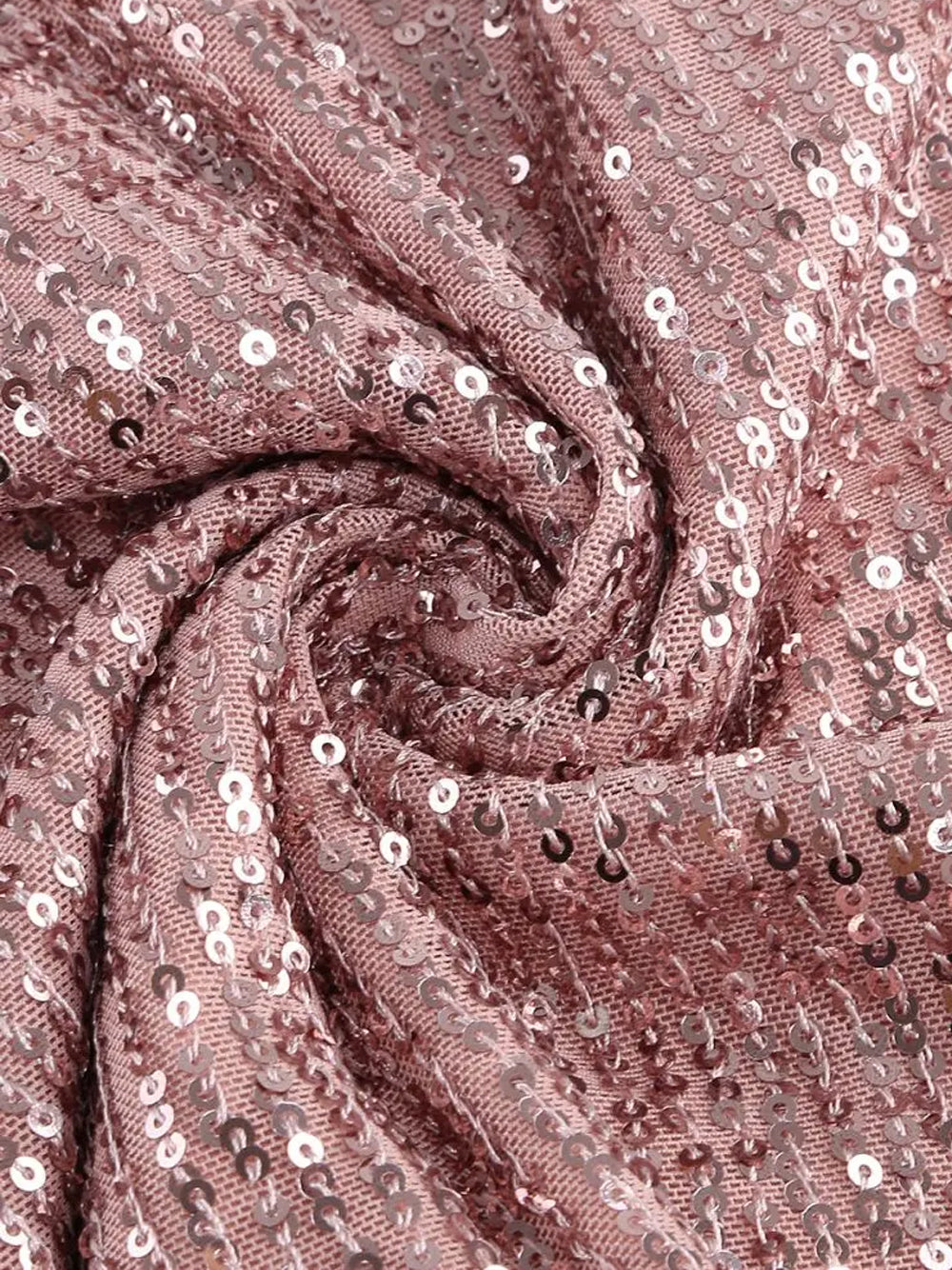 Pink Strapless Feather Trim Sequin Bodycon Mini Dress