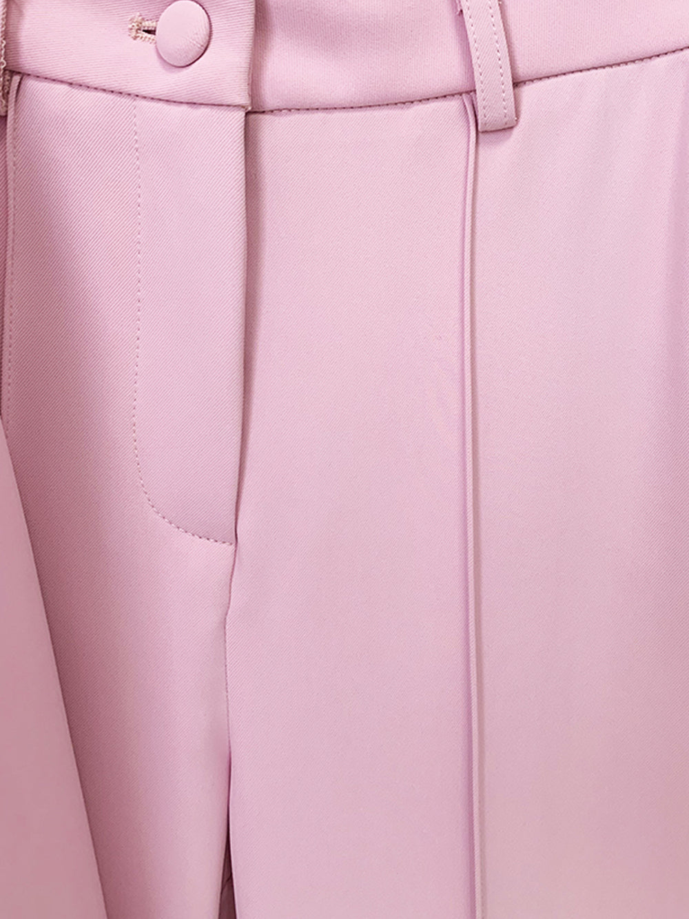 Sakura Pink Peak Lapel Single Button Blazer and Trousers Set 11